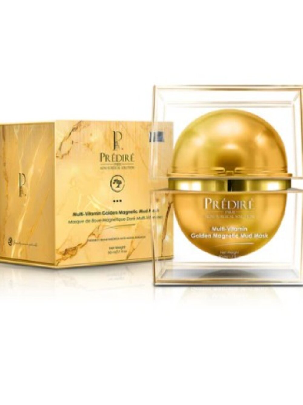 NIB Prédiré Multi-Vitamin Golden Magnetic Mud Mask - Gold